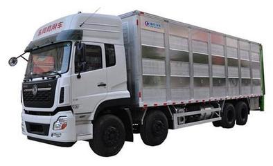 東風天龍9.6米鋁合金畜禽運輸車 高效運輸的現代化解決方案